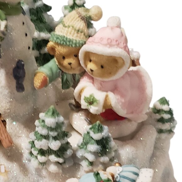 Priscilla Hillman Cherished Teddies Skaters Waltz Action Winds up Music - Picture 5 of 14